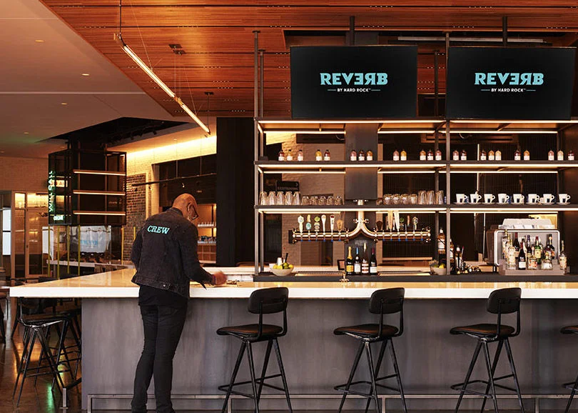 REVERB by Hard Rock signage